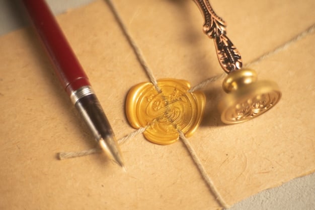 A close-up shot of a document with official seals and signatures, representing new lobbying regulations. The image should convey the seriousness and complexity of the regulatory changes.