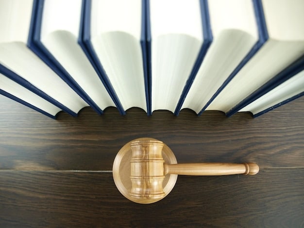 A close-up shot of a gavel resting on a stack of legal documents related to local government ethics, symbolizing justice, accountability, and adherence to ethical standards.