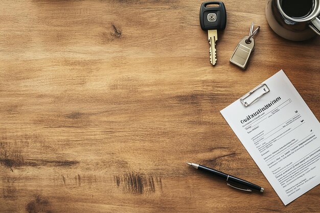 An insurance policy document with a magnifying glass hovering over the 
