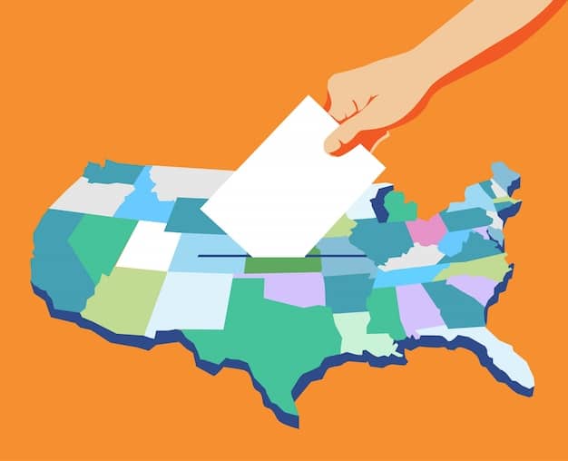A map of the United States highlighting the states previously subject to Section 5 preclearance requirements of the Voting Rights Act.