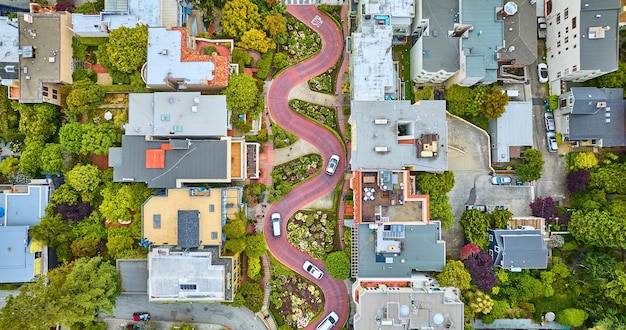 An aerial view of a revitalized urban neighborhood, showcasing new affordable housing units, community gardens, and solar panel installations. The scene depicts a successful local community project funded by federal grants, addressing issues of housing affordability, food security, and renewable energy adoption, illustrative of 'Understanding the Shift in Federal Funding for Local Community Projects: What's Changed?'.