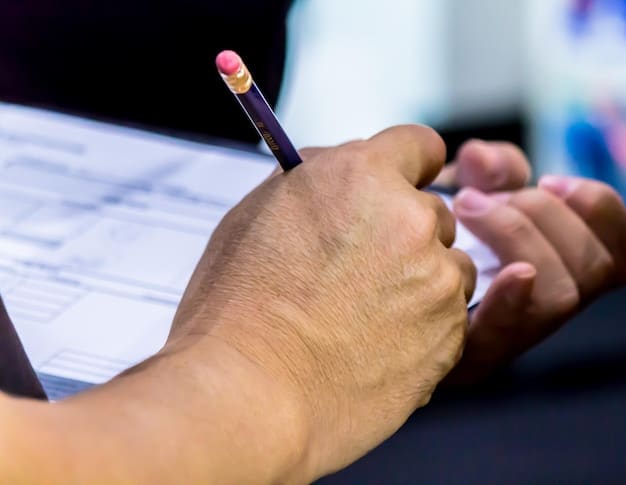 A close-up shot of a hand filling out a voter registration form, with a pen hovering over the signature line. The background is slightly blurred, focusing attention on the act of registering to vote, and highlighting How the New Voting Rights Legislation Could Affect Voter Turnout in the Next Election.