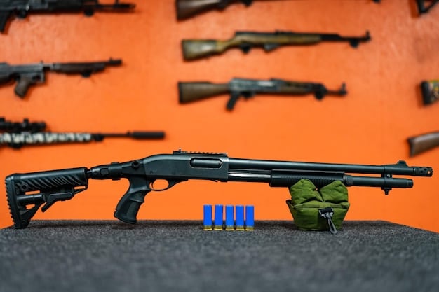 A visual comparison between a standard handgun and an AR-15 style rifle, highlighting the differences in their features and potential impact. The image aims to illustrate the debate surrounding banning assault weapons, a central element in discussions about What are the Current Debates Surrounding Gun Control Legislation, and What are the Proposed Solutions?